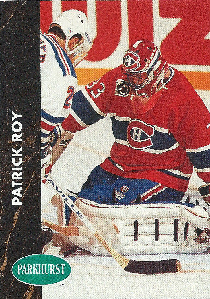 1991-92 Pankhurst #90 PATRICK ROY Hockey NHL 02464