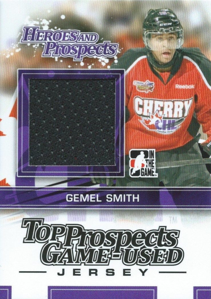 2013-14 ITG Heroes and Prospects Top GEMEL SMITH Jersey /160* 02257