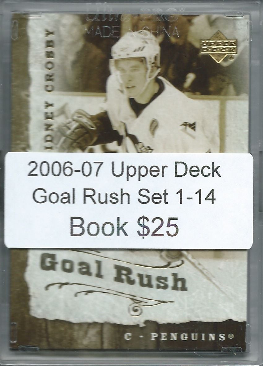2006-07 Upper Deck Goal Rush Set 1-14 - Ovechkin, Crosby, Jagr, + 02387