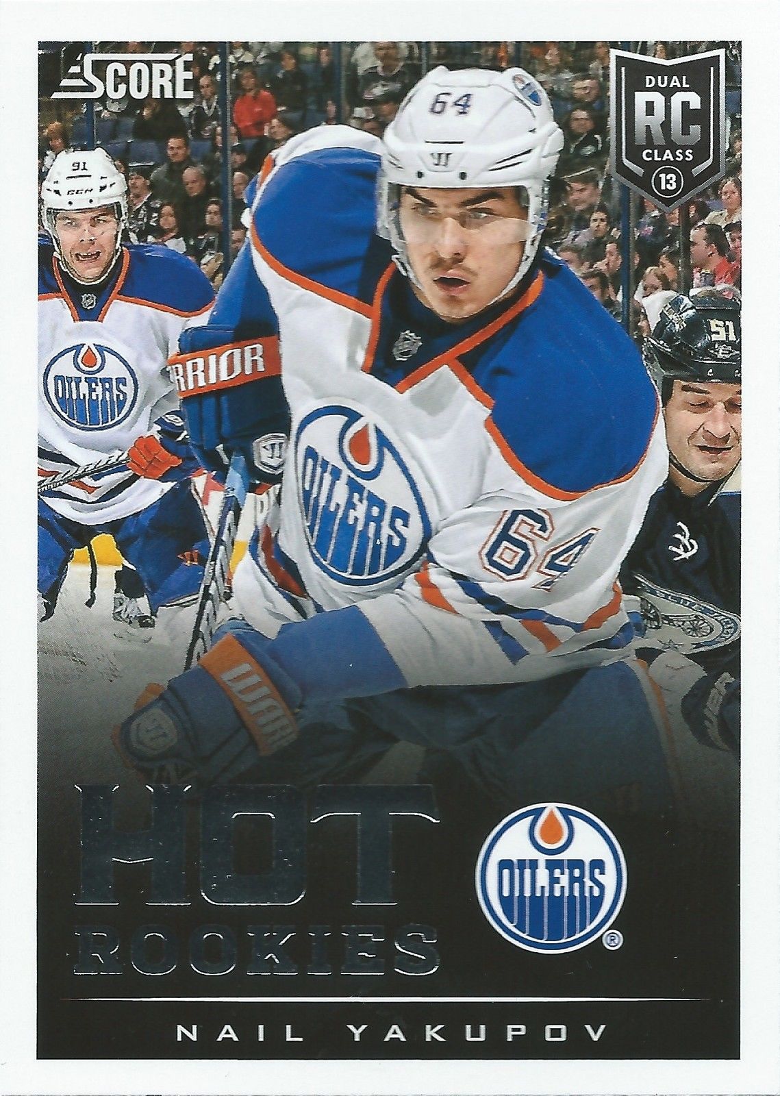  2013-14 Panini Score NAIL YAKUPOV Rookie Edmonton Oilers RC Hot 01380 Image 1