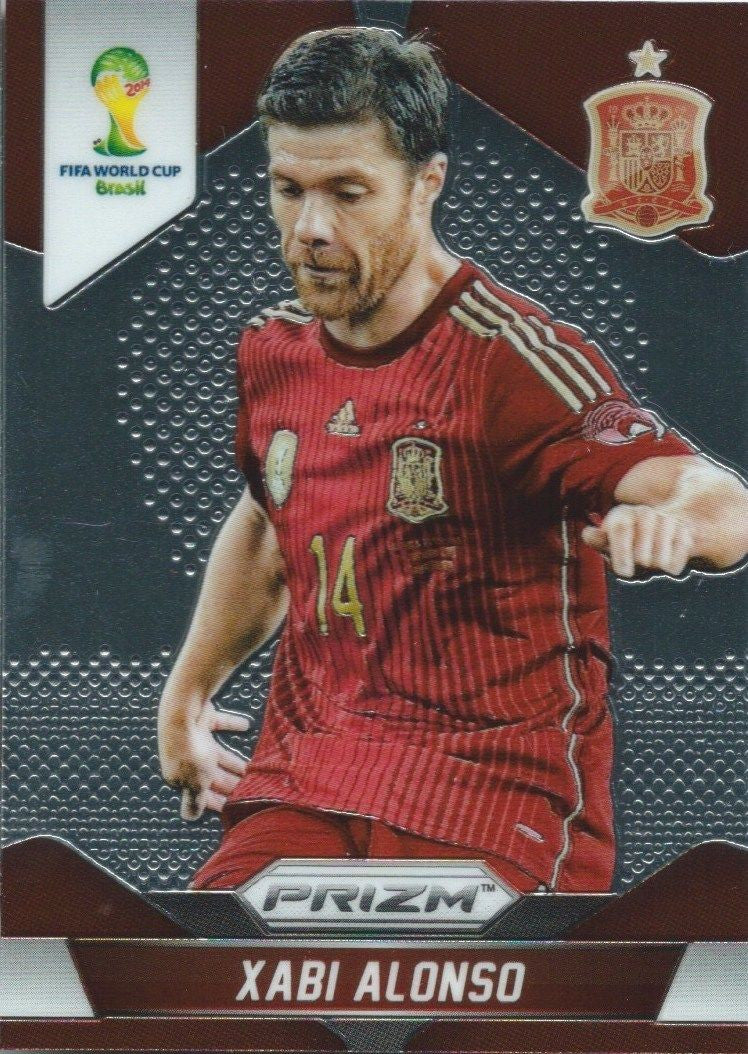 2014 Panini Prizm World Cup Prizms XABI ALONSO Soccer Spain Football