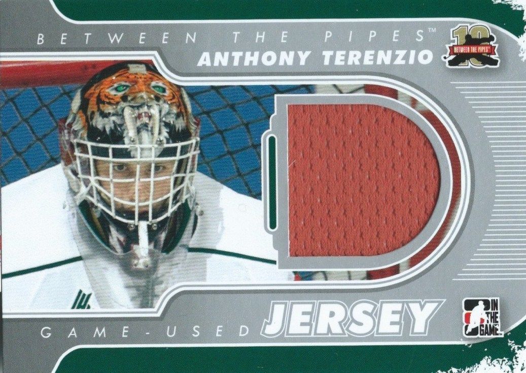  2011-12 Between The Pipes Jersey Silver ANTHONY TERENZIO /140*Jersey 02283 Image 1