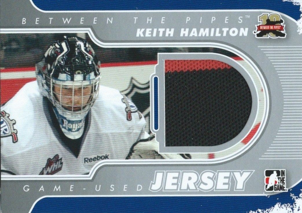  2011-12 Between The Pipes Jersey Silver KEITH HAMILTON /140*  Jersey 02282 Image 1