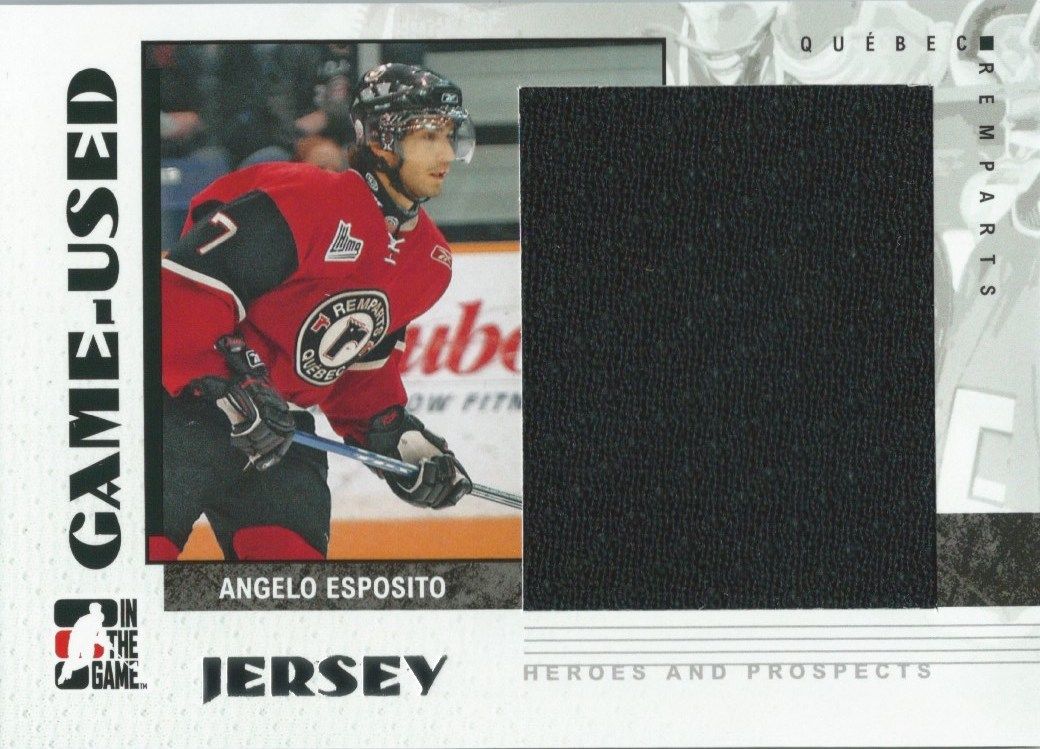  2007-08 ITG Heroes and Prospects Jerseys ANGELO EXPOSIT Game /130* 02315 Image 1