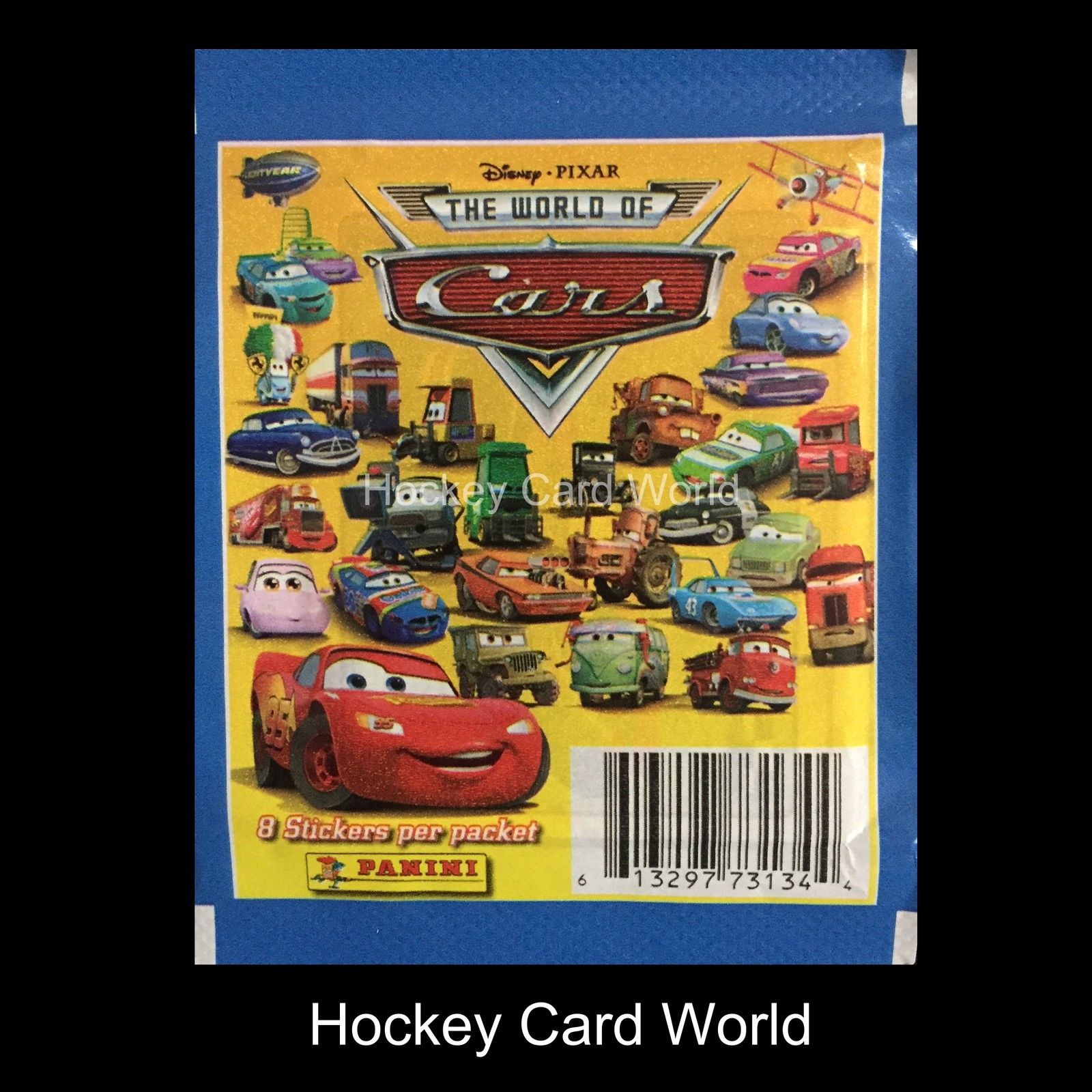  2010 Disney Pixar The World Of Cars (8 Album Sticker Panini Pack) Image 1