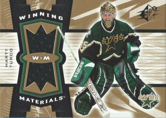  2006-07 Upper Deck SPX Winning Materials MARTY TURCO UD Jersey NHL 01852 Image 1
