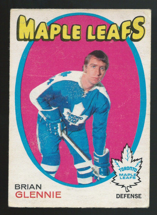  1971-72 OPC O-Pee-Chee #197 BRIAN GLENNIE Hockey NHL 02412 Image 1