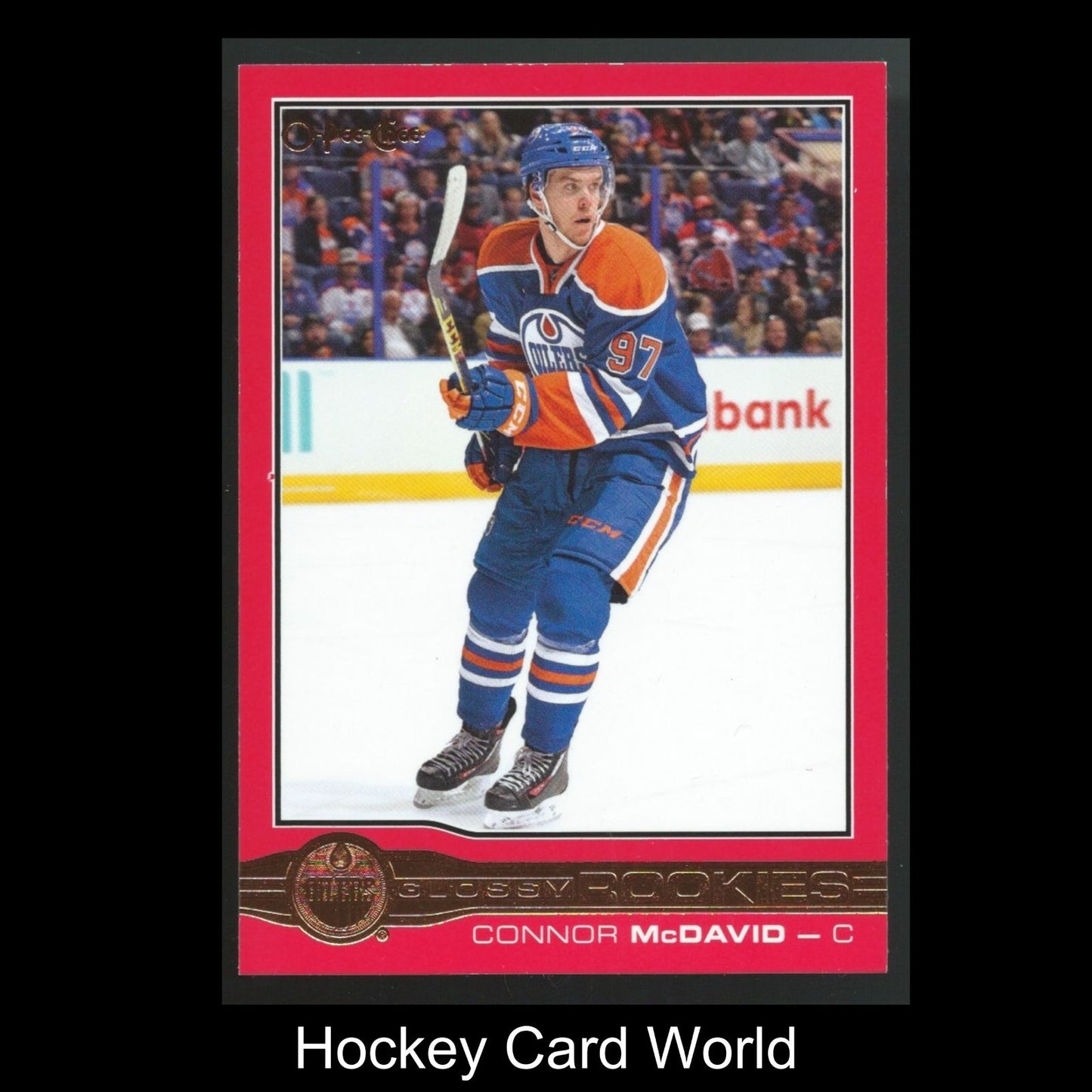 2015-16 O-Pee-Chee Glossy Red CONNOR McDAVID Rookie RC Upper Deck