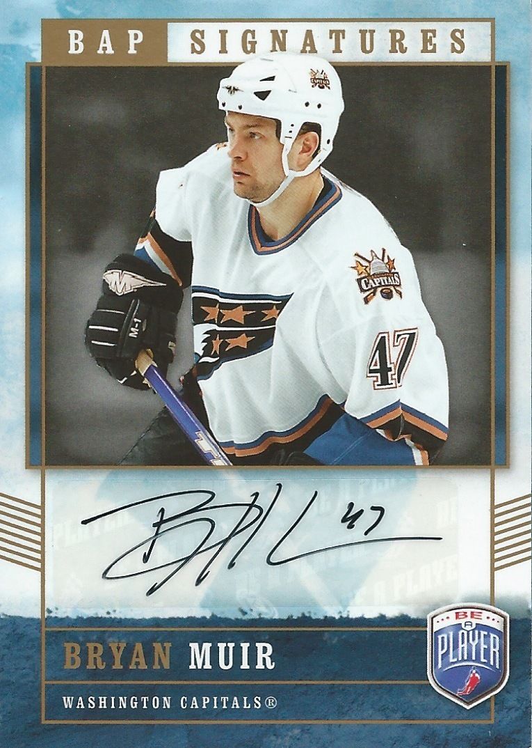  2006-07 Be A Player Signatures Auto BRYAN MUIR Autographs UD 00268 Image 1