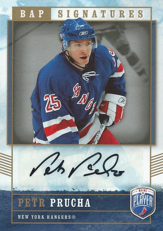 2006-07 Be A Player Signatures Auto PETR PRUCHA Autographs UD 00307