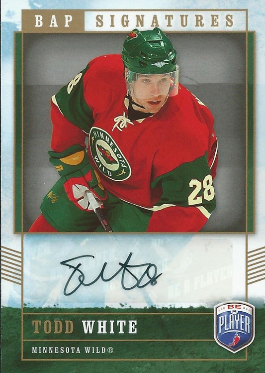  2006-07 Be A Player Signatures Auto TODD WHITE Autographs Upper Deck 00301 Image 1