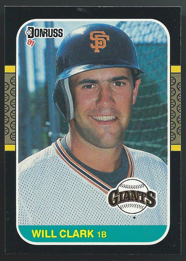 1987 Donruss #66 WILL CLARK Rookie RC  Baseball MLB 02479