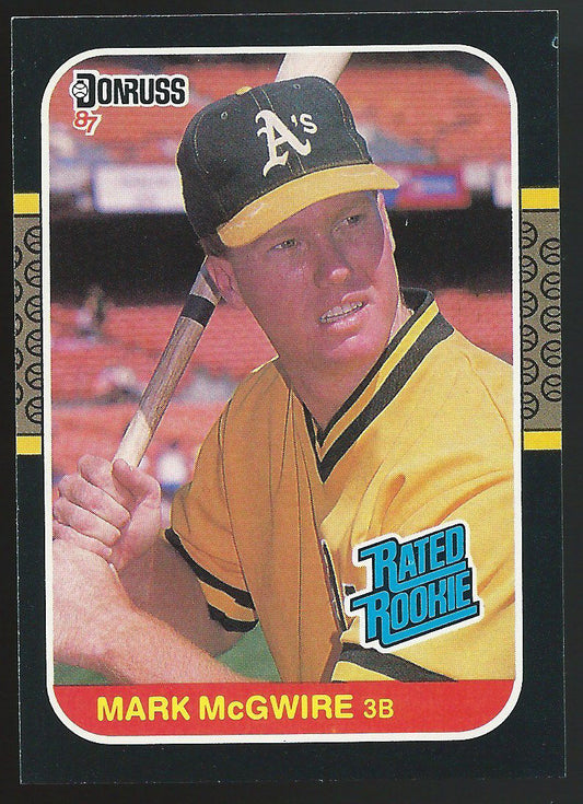 1987 Donruss #46 MARK McGWIRE Rookie RC  Baseball MLB 02480