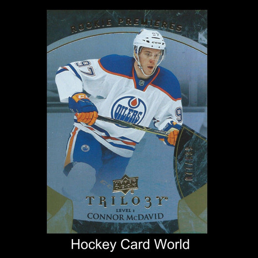 2015-16 Upper Deck Trilogy CONNOR McDAVID 77/999 Rookie Premieres