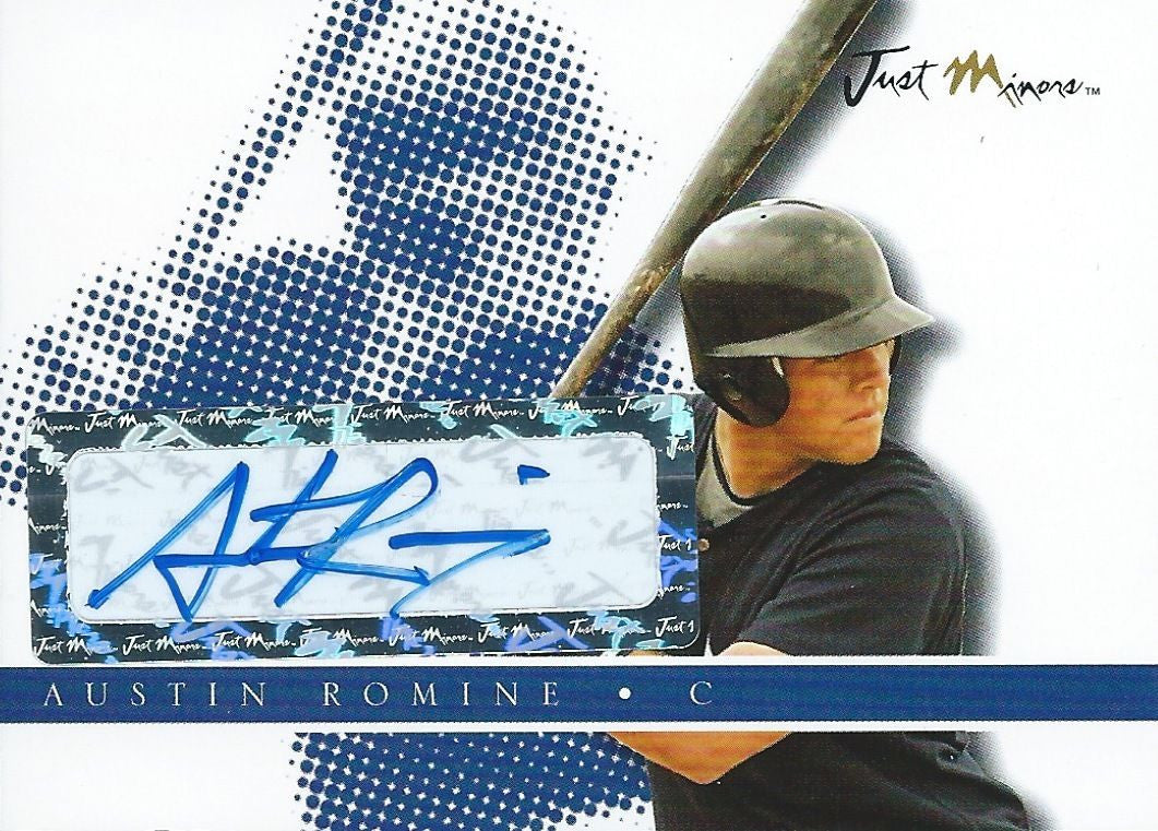 2008 Just Minors Autographs AUSTIN ROMINE 4/200 Auto New York