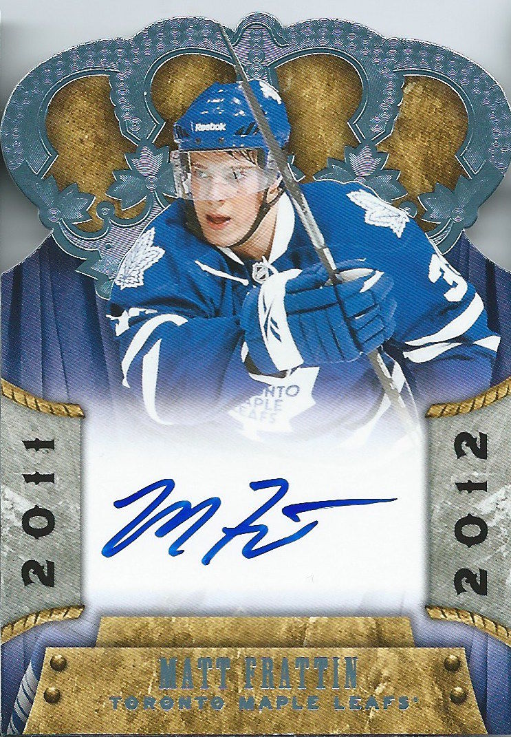  2011-12 Panini Crown Royale MATT FRATIN Autograph Rookie 01681 Image 1