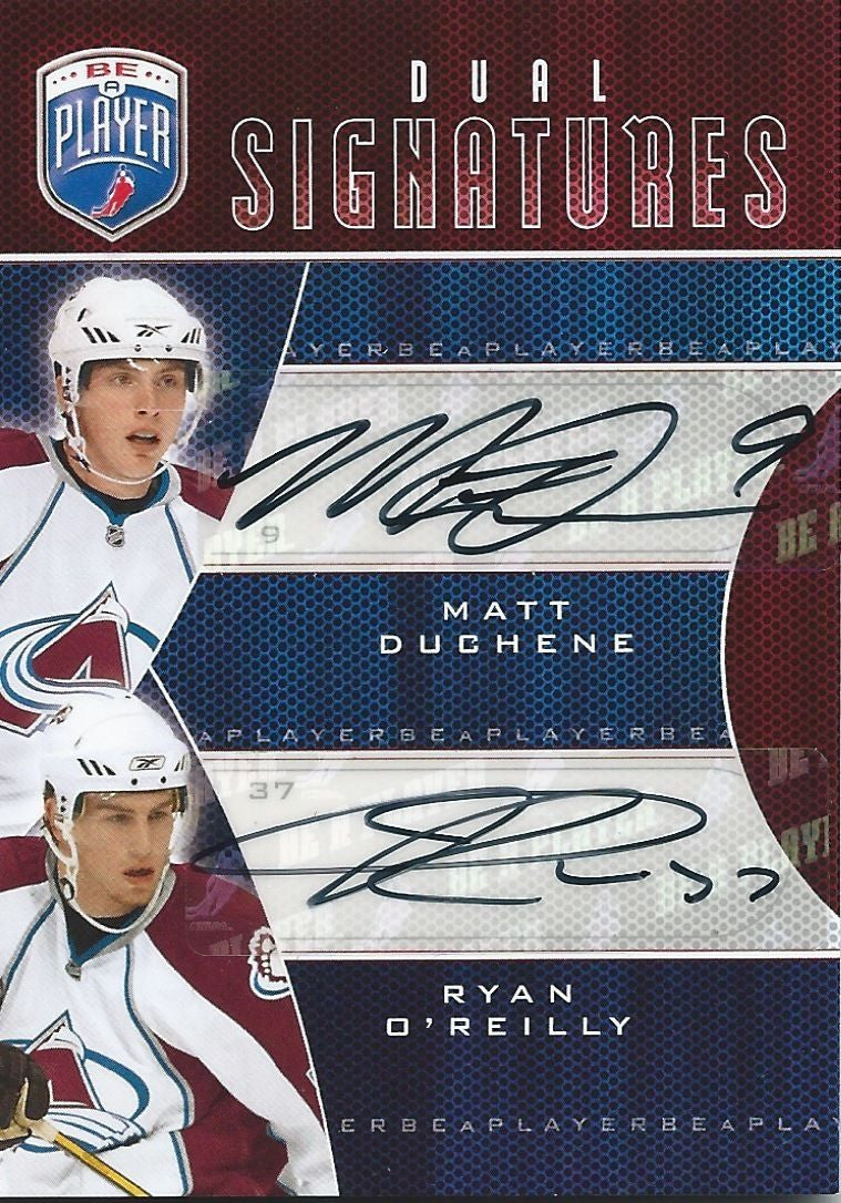 2009-10 Be A Player Signatures Auto Dual DUCHESS / O'REILLY UD 00319