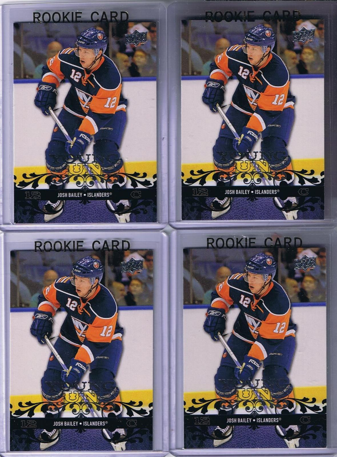 2008-09 Upper Deck YG JOSH BAILEY Young Guns Rookie NY Islanders 02186