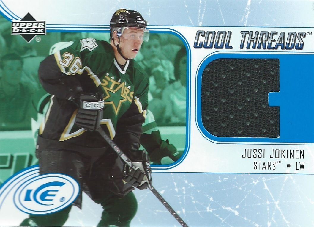  2005-06 UD Ice Cool Threads JUSSI JOKING Jersey NHL Upper Deck Stars 00814 Image 1