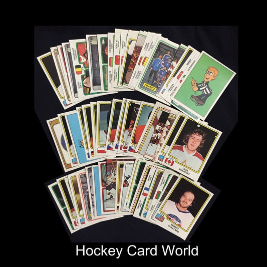 1979 Panini Stickers Hockey Lot of 55 - All Different - Vintage 02482