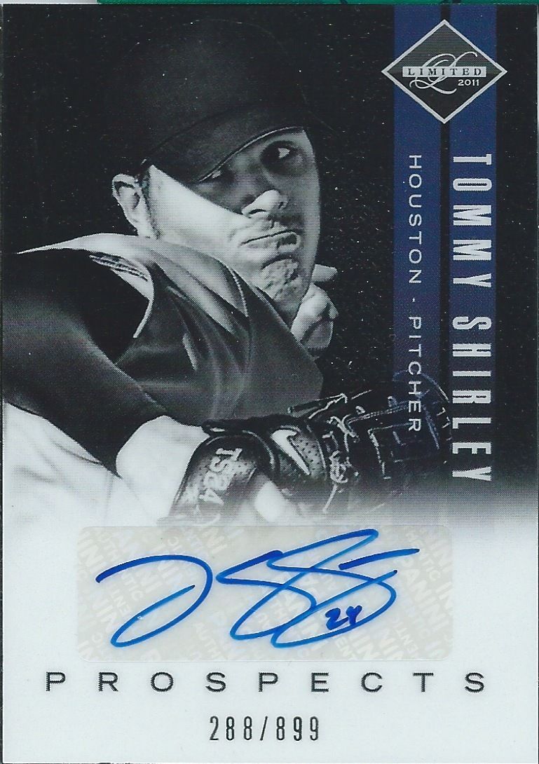  2011 Limited Prospects TOMMY SHIRLEY 288/899 Auto Signature 01259 Image 1