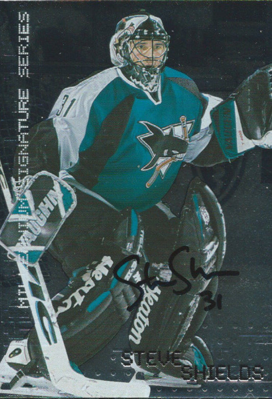 1999-00 BAP Millennium STEVE SHIELDS Auto NHL Hockey 00376