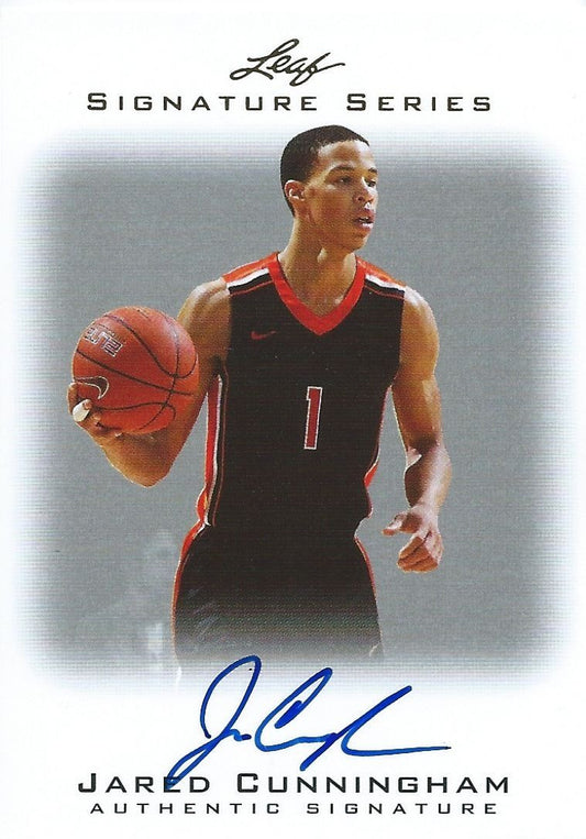 2012-13 Leaf Signature JARED CUNNINGHAM Auto Autograph NBA 01204