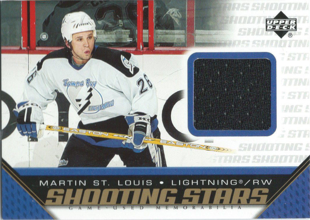 2005-06 Upper Deck Shooting Stars MARTIN St.LOUIS Jersey UD NHL 01793