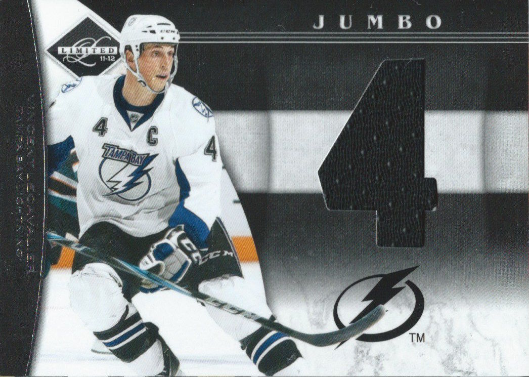  2011-12 Panini Limited Jumbo Number VINCENT LECAVALIER 39/49 Jersey 01806 Image 1