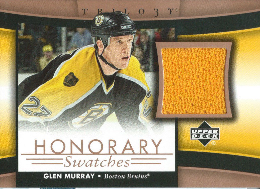  2005-06 Upper Deck Trilogy Honorary Swatches GLEN MURRAY Jersey 02560 Image 1