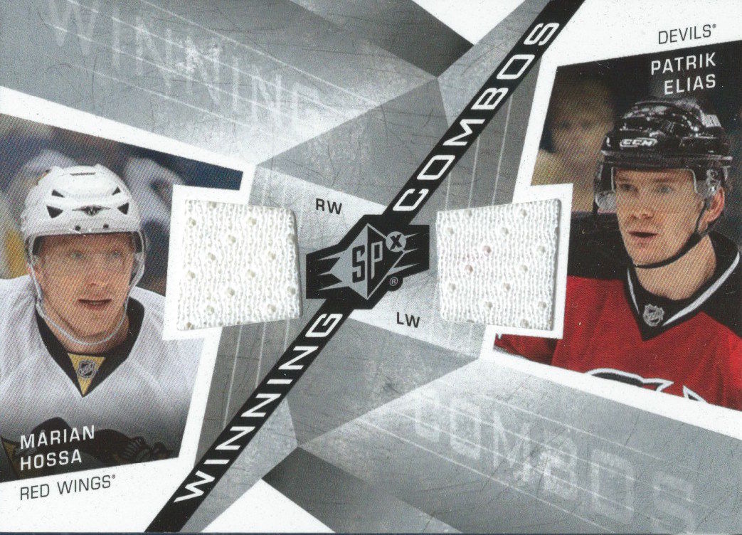  2008-09 Upper Deck SPX Winning Combos HOSSA / ELIAS Dual Jersey 02563 Image 1