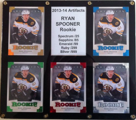 2013-14 Artifacts RYAN SPOONER RC /25 /85 /99 /299 /999 Upper Deck Set Image 1