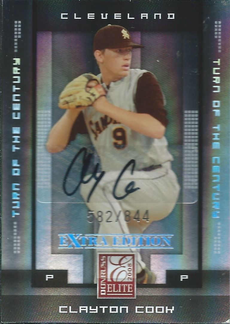  2008 Donruss Elite Extra Edition CLAYTON CODY #/844 Auto Century 01446 Image 1