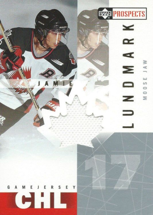  2000-01 Upper Deck CHL Prospects JAMIE LUNDMARK Jersey NHL 02628 Image 1