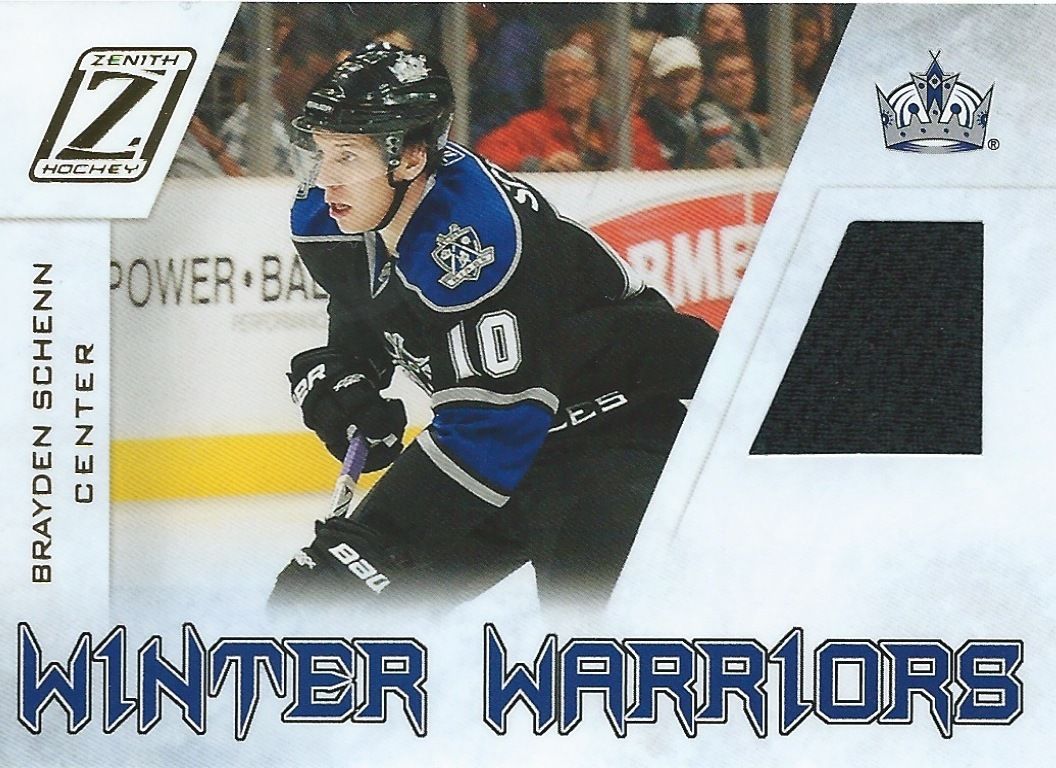  2010-11 Zenith Winter Warriors BRAYDEN SCEHNN Panini Jersey 00757 Image 1