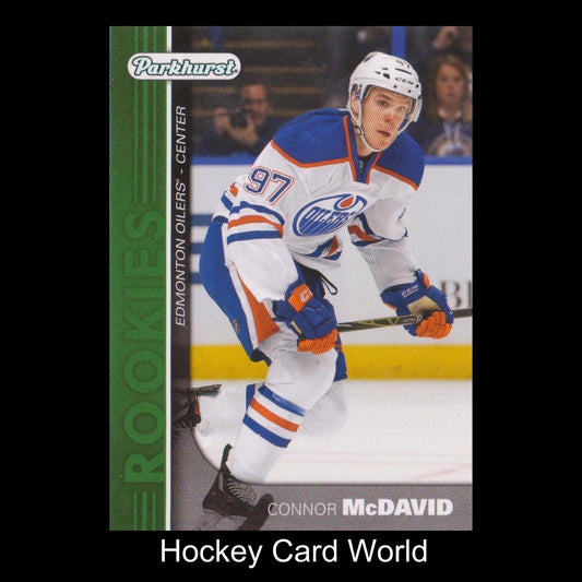 2015-16 Upper Deck Parkhurst CONNOR McDAVID Rookie GreenUD RC NHL #1