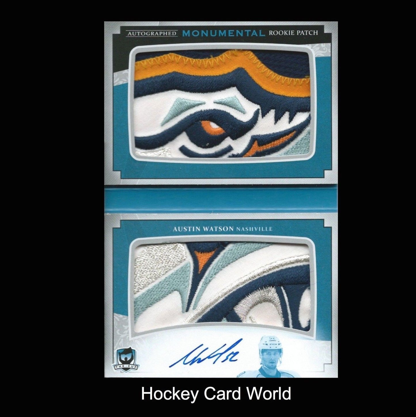 2013-14 The Cup Monumental AUSTIN WATSON 2/5 Rookie Patch Auto UD Booklet