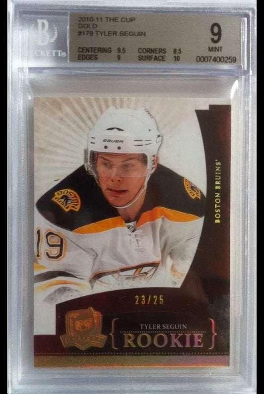 2010-11 The Cup Gold TYLER SEGUIN BGS 9 W/ BGS 10  23/25 RC 9.5 9 8.5 10 Image 1