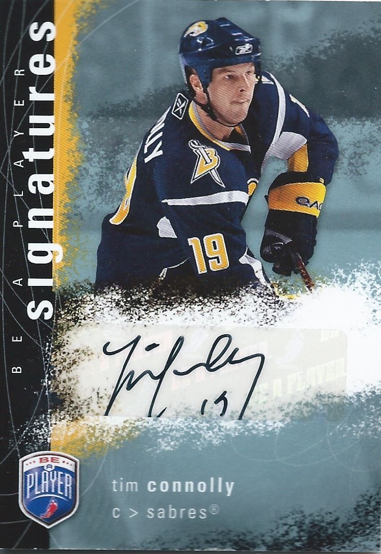  2007-08 Be A Player Signatures Auto TIM CONNOLLY Autographs UD 00265 Image 1