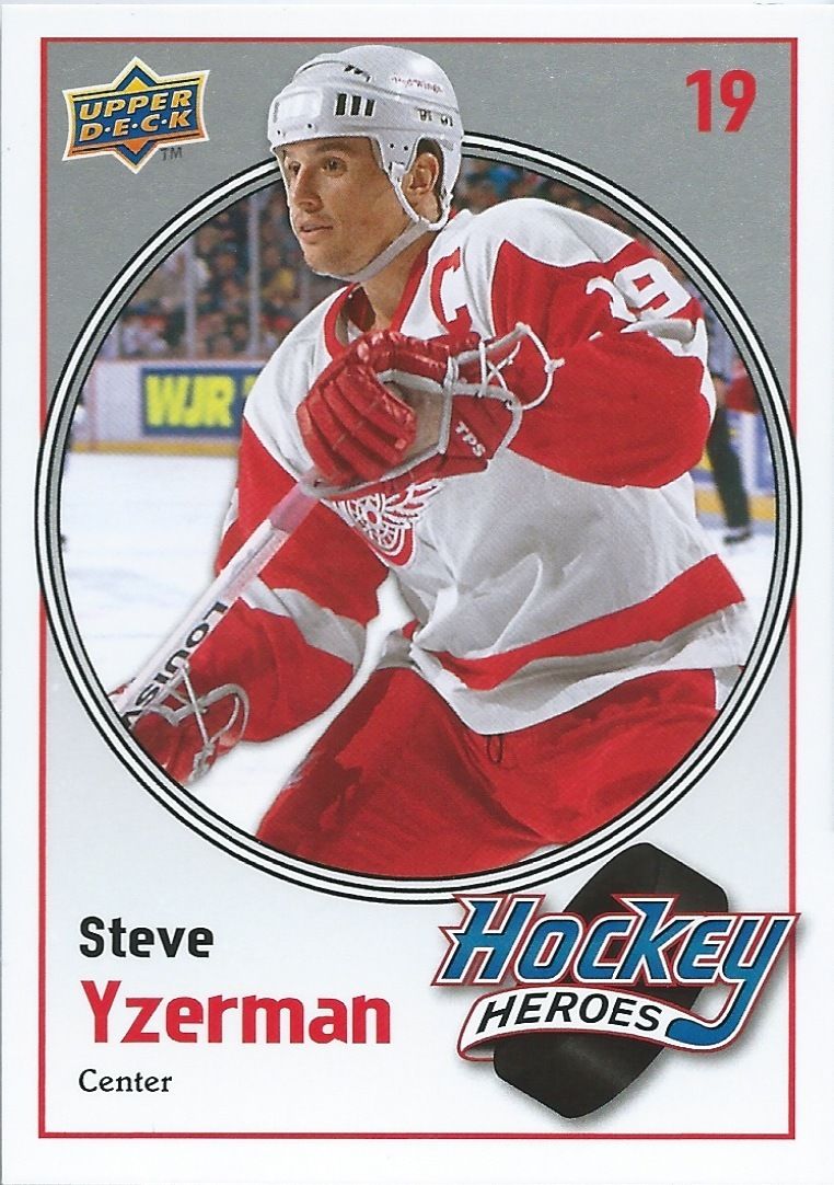  2010-11 Upper Deck Hockey Heroes #HH3 STEVE YZERMAN Red Wings 00654 00729 Image 1