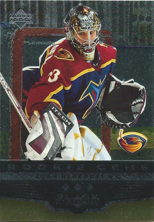  2005-06 Black Diamond ADAM BERKHOEL RC Upper Deck Rookie Gems 00921 Image 1