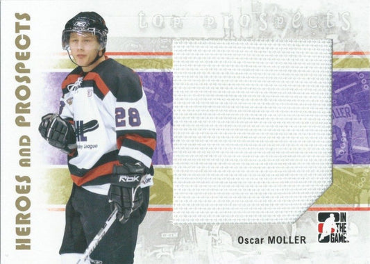 2007-08 ITG Heroes and Prospects OSCAR MOLLER TP Jersey 02306