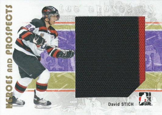2007-08 ITG Heroes and Prospects DAVID STICH TP Jersey 02311