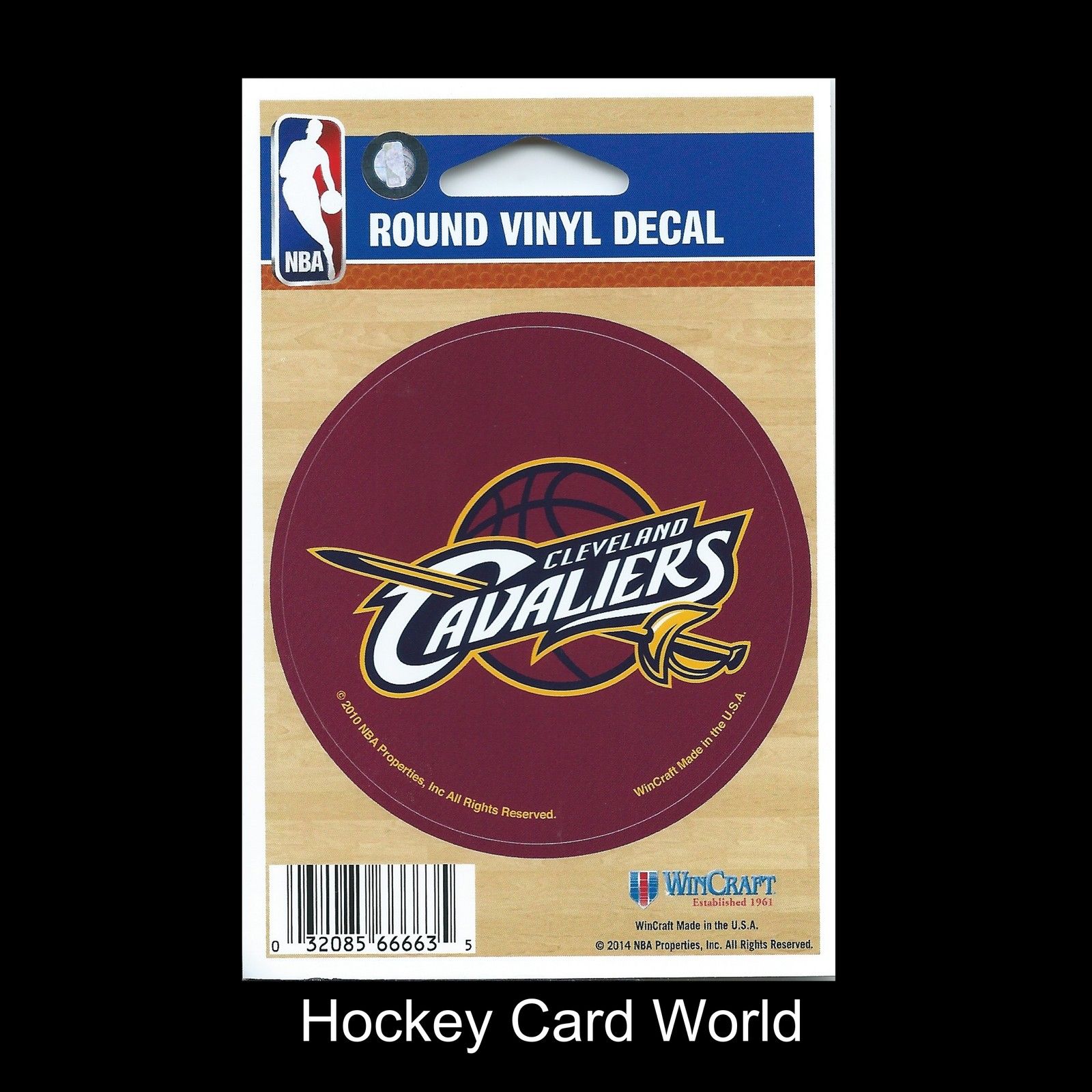  Cleveland Cavaliers 3" Round Vinyl Decal Sticker NBA Licensed In/Outdoor Image 1