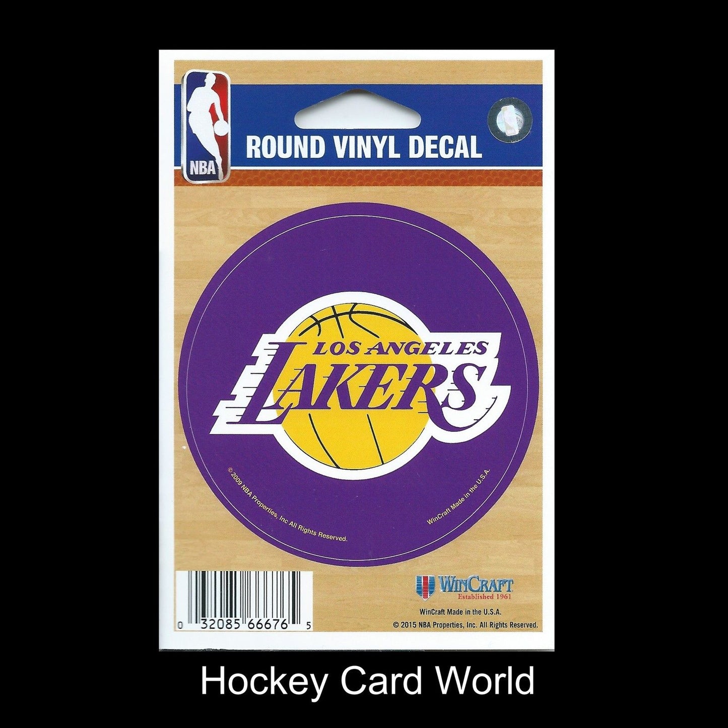  Los Angeles Lakers 3" Round Vinyl Decal Sticker NBA Licensed In/Outdoor Image 1