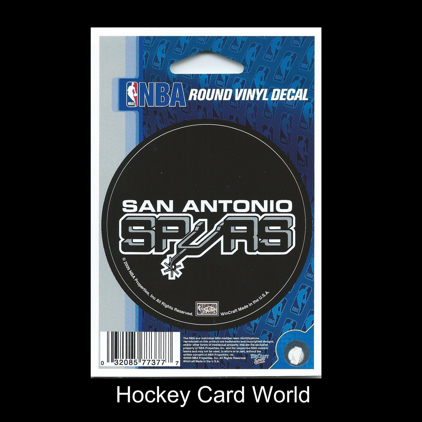  San Antonio Spurs 3" Round Vinyl Decal Sticker NBA Licensed In/Outdoor Image 1