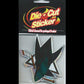 San Jose Sharks  Official Licensed Die-Cut Shiny Sticker Decal 3"x3"