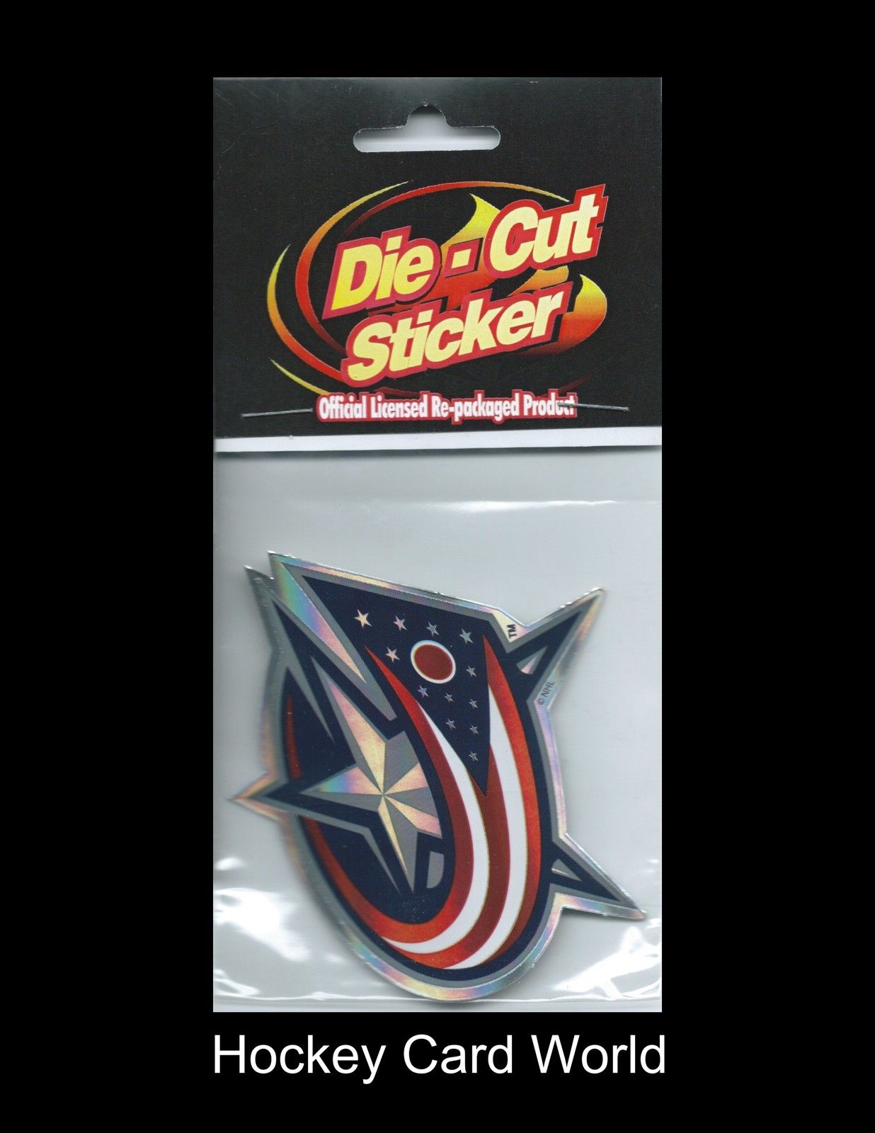  Columbus Blue Jackets NHL Official Licensed Die-Cut Sticker Decal 3"x3" Image 1