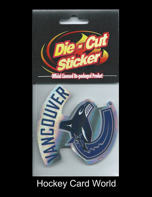  Vancouver Canucks NHL Official Licensed Die-Cut Shiny Sticker Decal 3"x3" Image 1