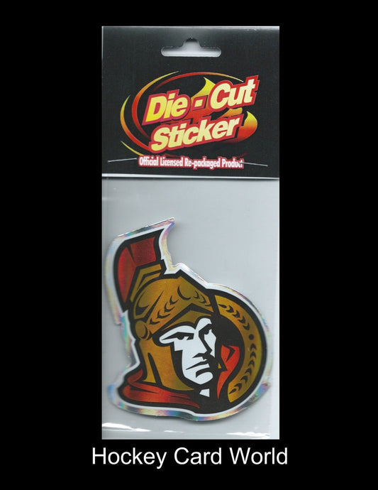  Ottawa Senators NHL Official Licensed Die-Cut Shiny Sticker Decal 3"x3.5" Image 1